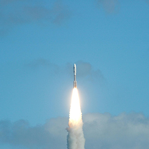 Atlas V rocket carrying the New Horizons spacecraft.